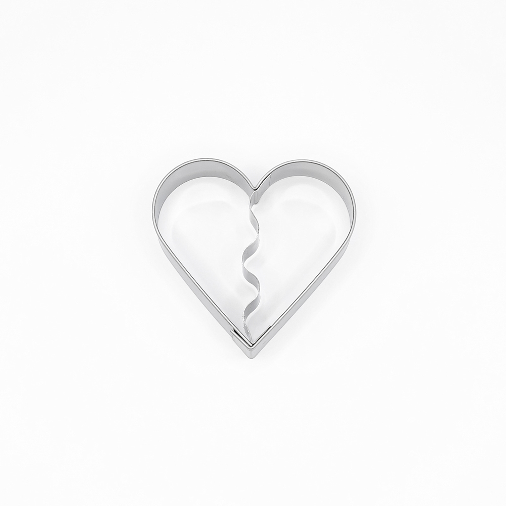 BFF heart – cookie cutter, stamp