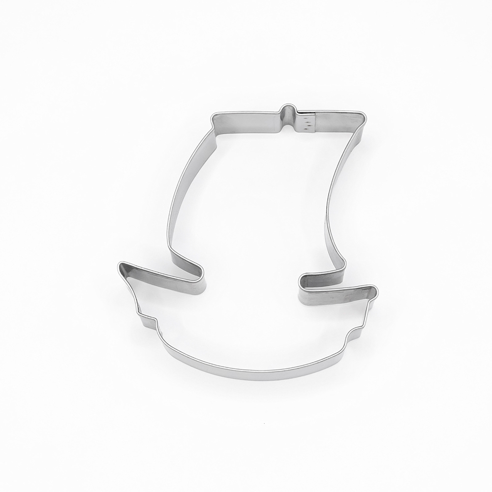 Pirate ship – cookie cutter, stainless steel