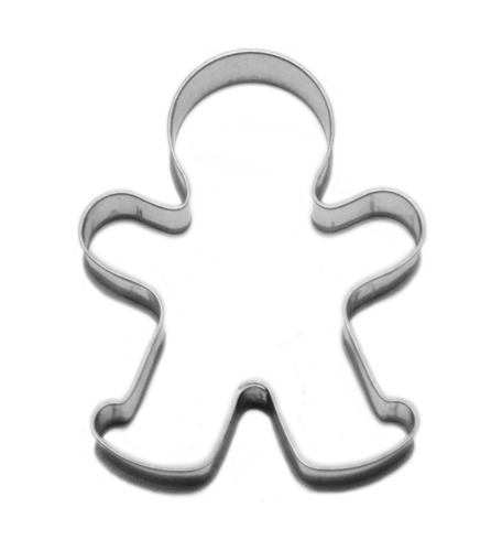 Gingerbread man – cookie cutter, 95 mm, tinplate