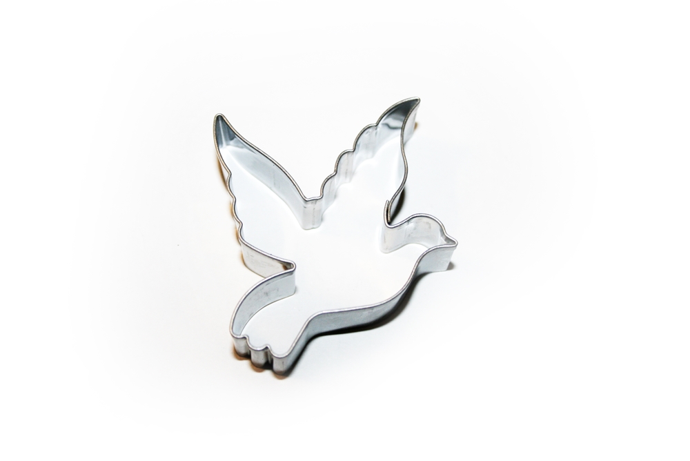 Dove – small cookie cutter, stainless steel