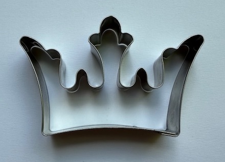 Krone – Ausstechform, 75 mm, Edelstahl