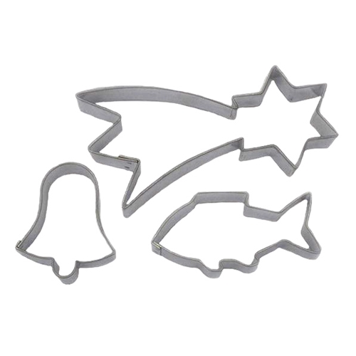 Christmas cookie cutter set – basic (3 pcs)