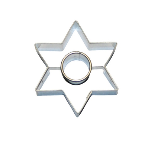 Hvězda / kolečko – větší vykrajovátko, nerez