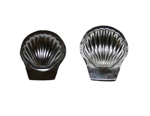 Mušle – sada formiček, 20 ks, pocín