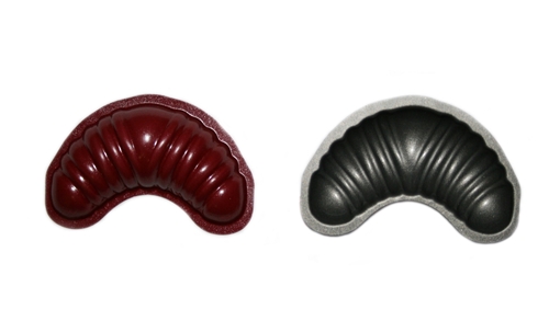 Vanillekippferl – Set von großen Backförmchen, 20 St., Teflon