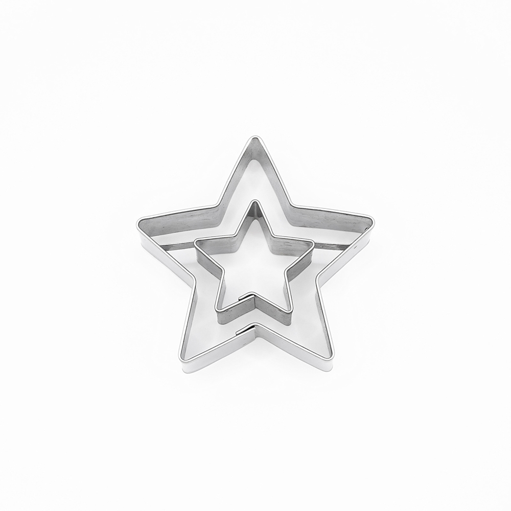 5-pointed star / 5-pointed star cut-out – cookie cutter, stainless steel