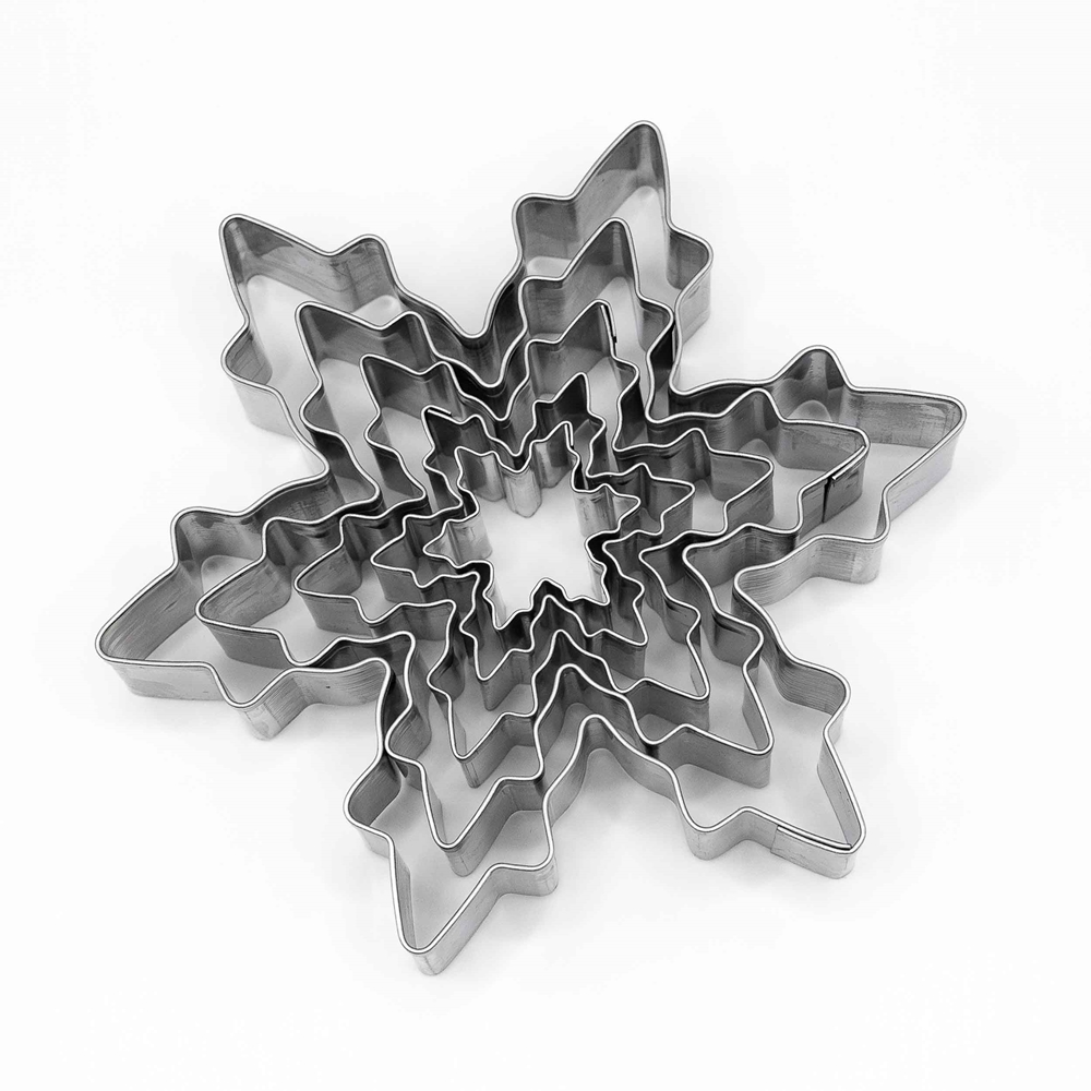 Snowflakes – cookie cutter set (5 pcs)