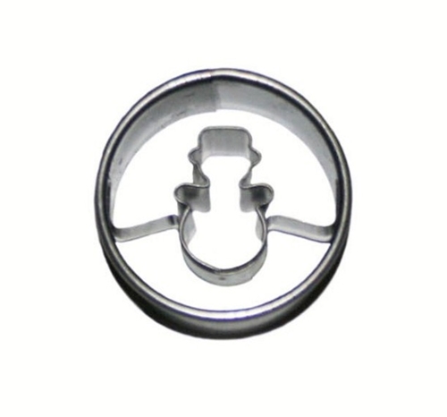 Kolečko / sněhuláček – menší vykrajovátko, nerez