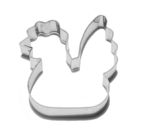 Hen II – cookie cutter, stainless steel