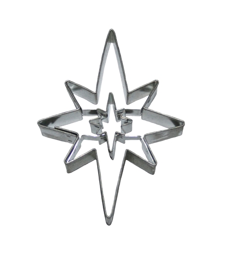 Stern / Sternchen – Ausstechform, 8 Zacken, Edelstahl