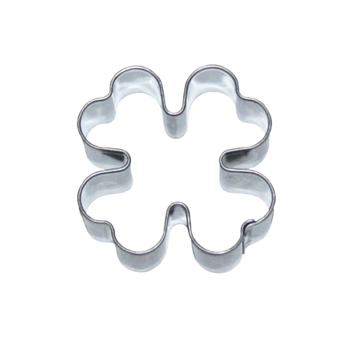 Čtyřlístek – vykrajovátko, 40 mm, pocín