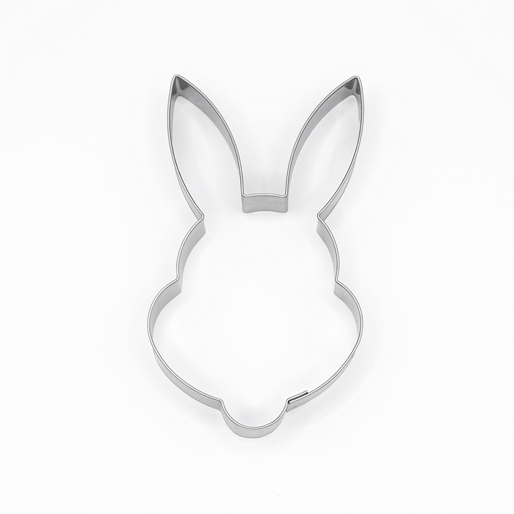 Easter bunny head – cookie cutter, stainless steel