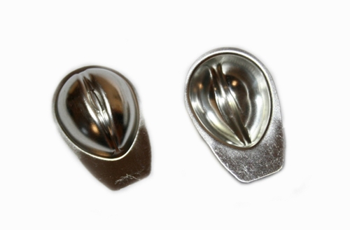 Kaffeebohnen – Set von kleinen Backförmchen, Weißblech