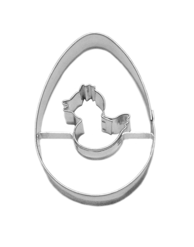 Egg / chick cut-out – cookie cutter, tinplate
