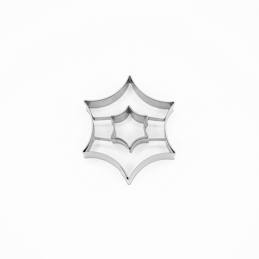 Abgerundeter Stern / abgerundeter Stern – Ausstechform, Edelstahl