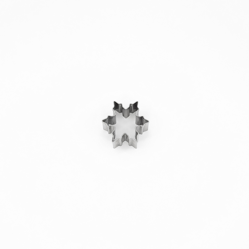 Snowflake II – miniature cookie cutter, 25 mm, stainless steel