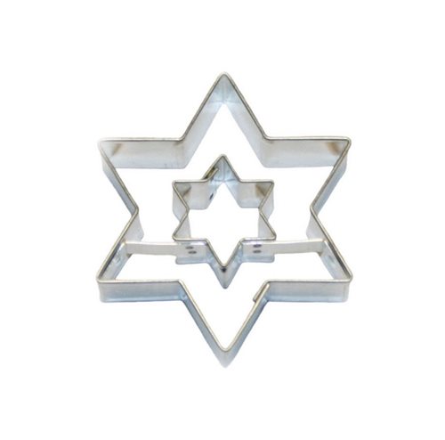Stern / Sternchen – große Ausstechform, Weißblech