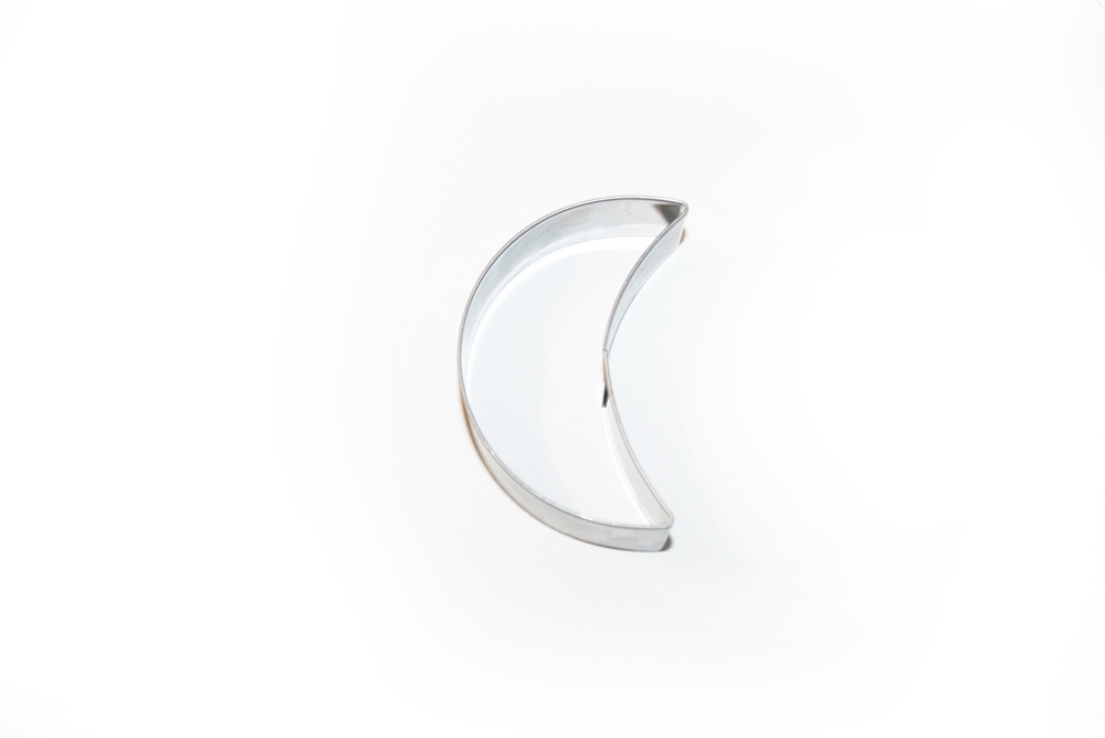 Měsíc – vykrajovátko, 60 mm, nerez