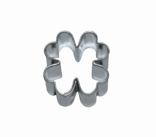 Čtyřlístek – mini vykrajovátko, 18 mm, pocín