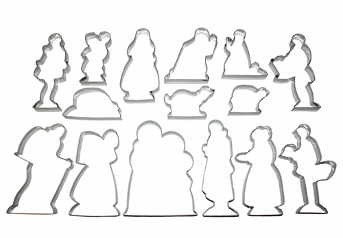 Nativity scene – cookie cutter set (15 pcs)